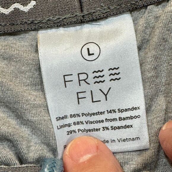 Free Fly Breeze Active Shorts. Legion Blue (Dark Teal). Size Large. - Picture 4 of 7